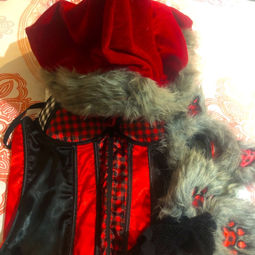 Red riding hood costume set